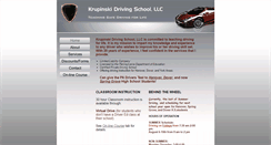 Desktop Screenshot of krupinskidriving.com